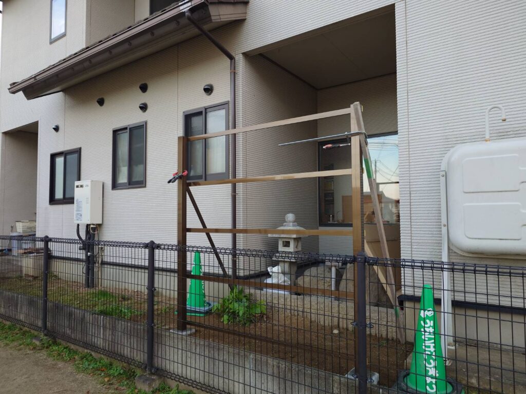施工実例 福島市/Ｋ様邸　竹垣工事｜内池工業