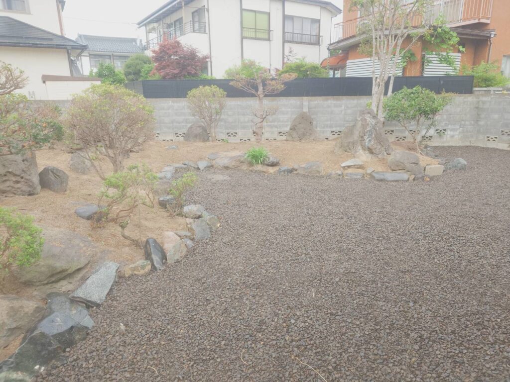 施工実例 福島市/Ｓ様邸　お庭リフォーム工事｜内池工業