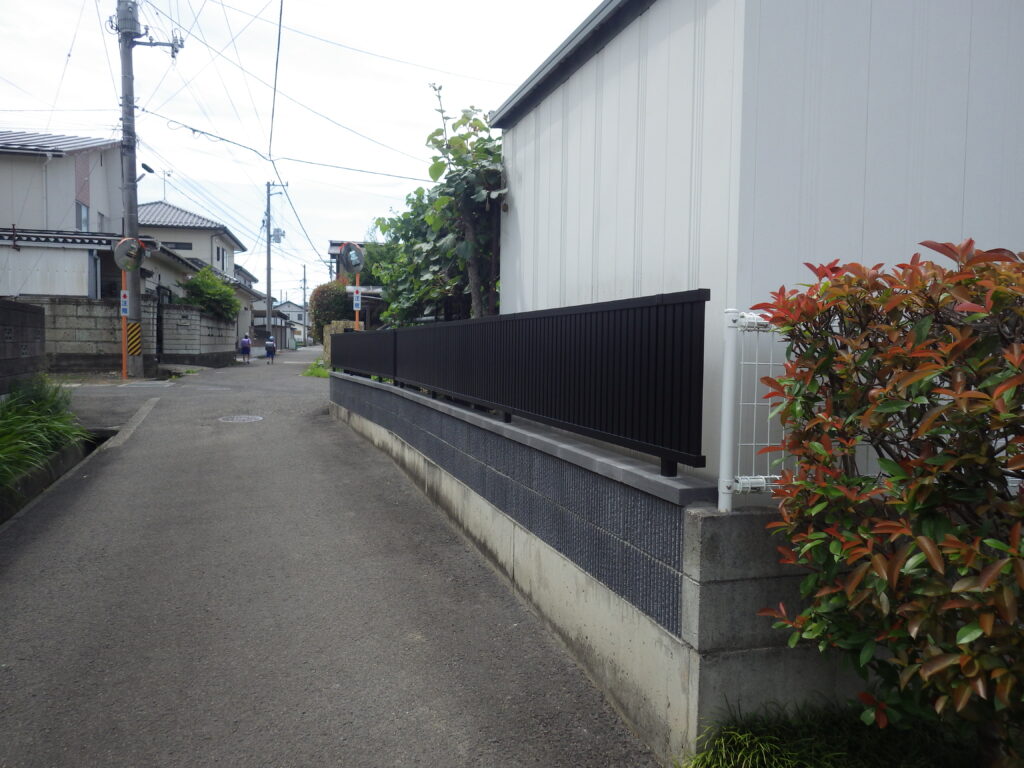 施工実例 福島市/Ｗ様邸　境界塀改修工事｜内池工業
