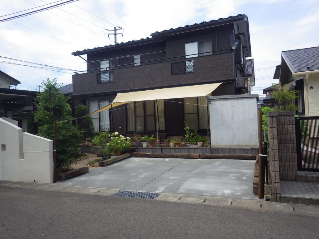 施工実例 福島市/Ｓ様邸　駐車場拡張工事｜内池工業