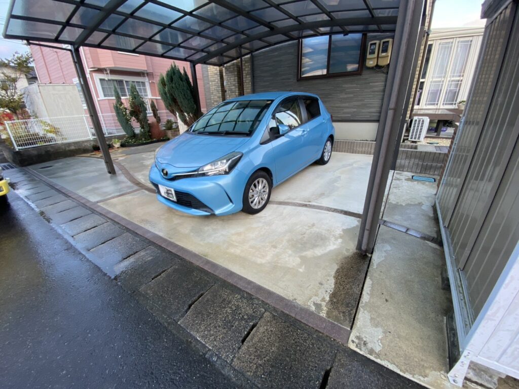 施工実例 伊達市/Ｍ様邸　駐車場コンクリートやり替え工事｜内池工業