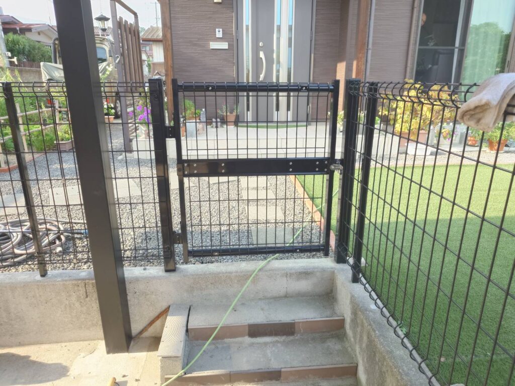 施工実例 伊達郡/Ｈ様邸　フェンス工事｜内池工業