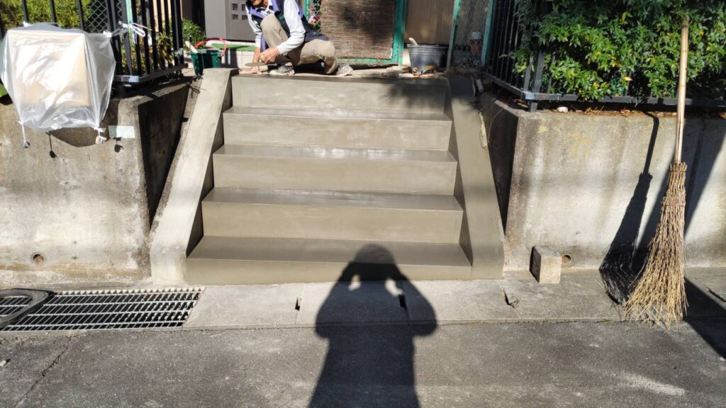 施工実例 福島市/Ａ様邸　ステップ補修工事｜内池工業