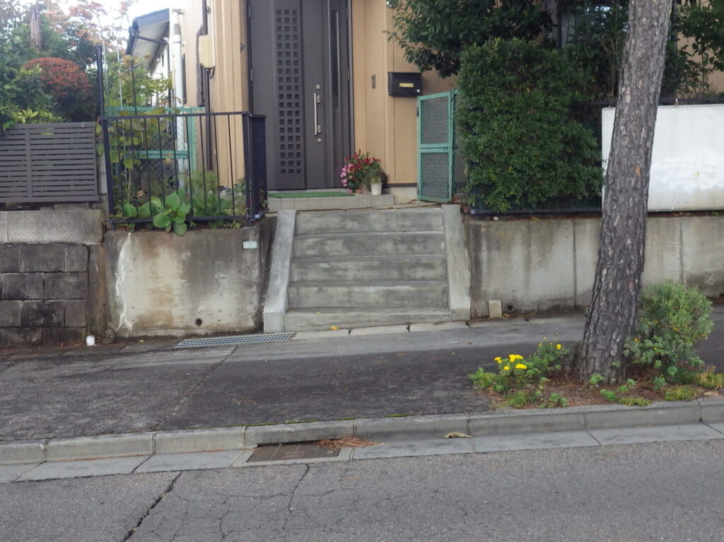 施工実例 福島市/Ａ様邸　ステップ補修工事｜内池工業