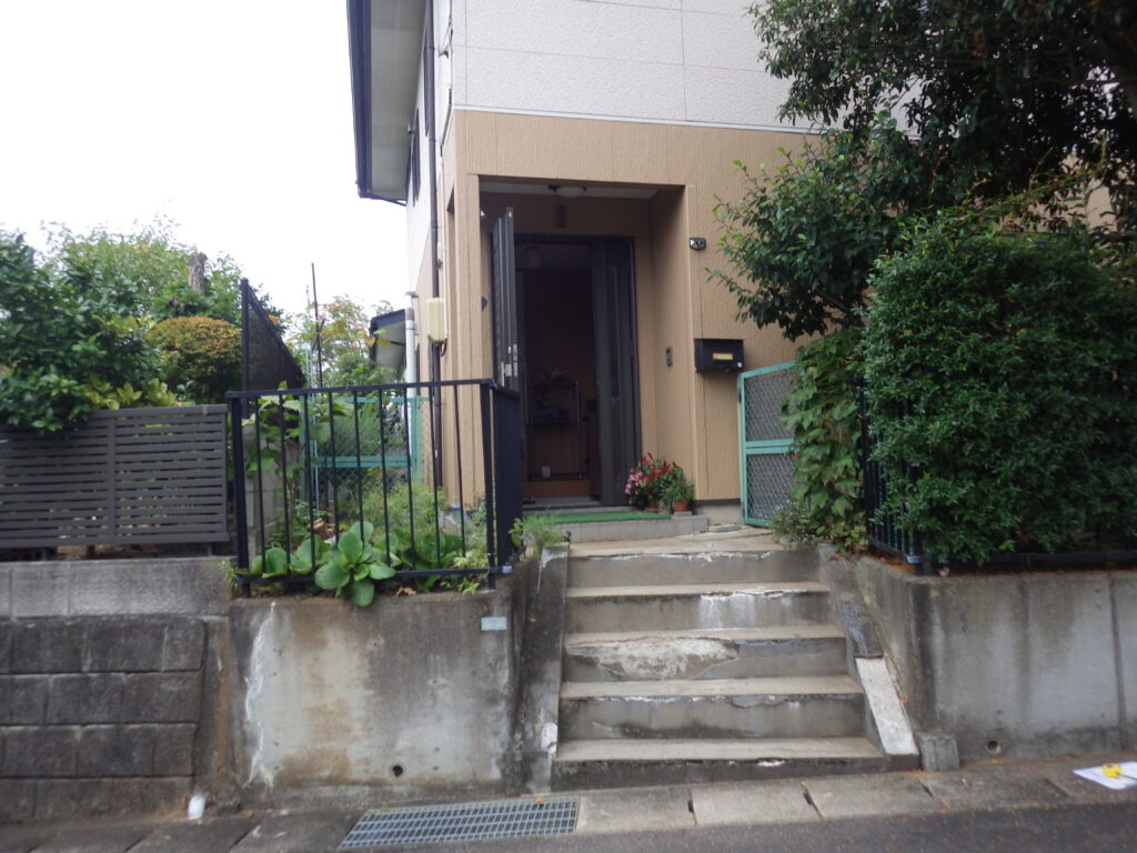 施工実例 福島市/Ａ様邸　ステップ補修工事｜内池工業