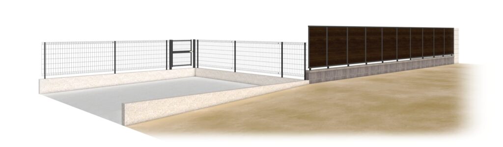 施工実例 伊達郡/Ｈ様邸　フェンス工事｜内池工業