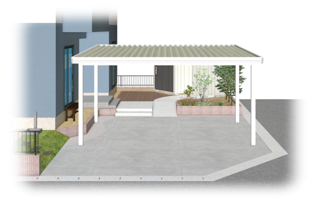 福島市　伊達市　相馬市　南相馬市　内池工業　エクステリア　外構　ガーデン