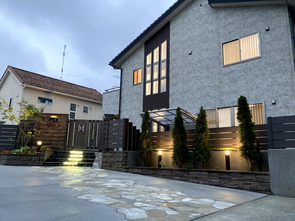 施工実例 相馬市/Ｓ様邸（リピーター様）　外構工事｜内池工業