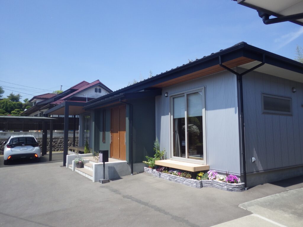 施工実例 相馬市/Ｓ様邸　西日除けテラス工事｜内池工業