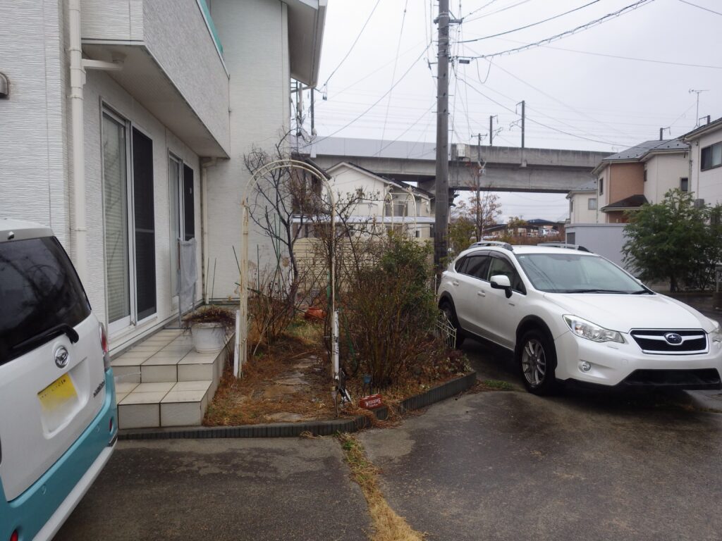 施工前の様子 施工実例 福島市/K様邸① カーポート・駐車場拡張工事|内池工業