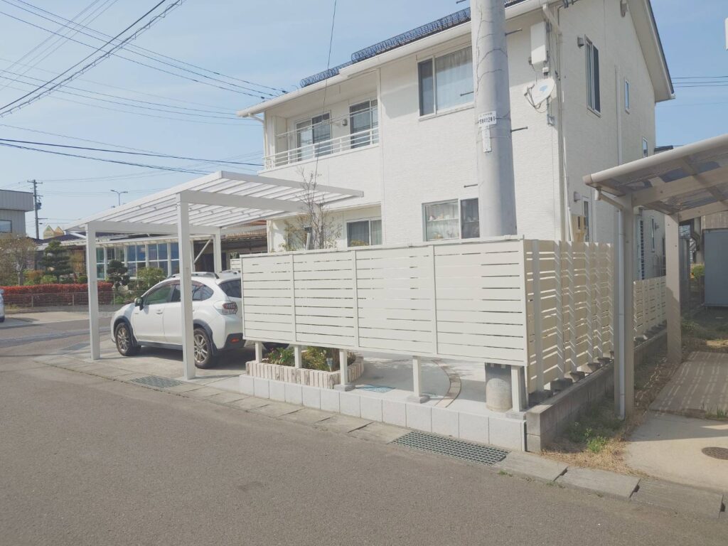 施工実例 福島市/Ｋ様邸②　フェンス・お庭土間工事｜内池工業